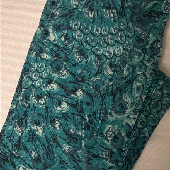 Mudd Pants Jeans Skinny Peacock Feather Patterned Maximalism Dopamine Size 9 - Picture 10 of 10